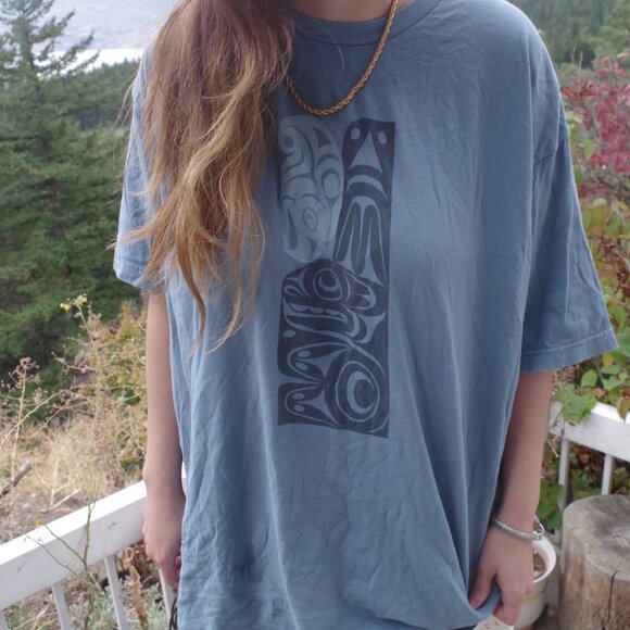 Big Over Sized T-Shirt Native Northwest - Picture 5 of 6